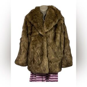 Abercrombie & Fitch Plush Brown Teddy Jacket